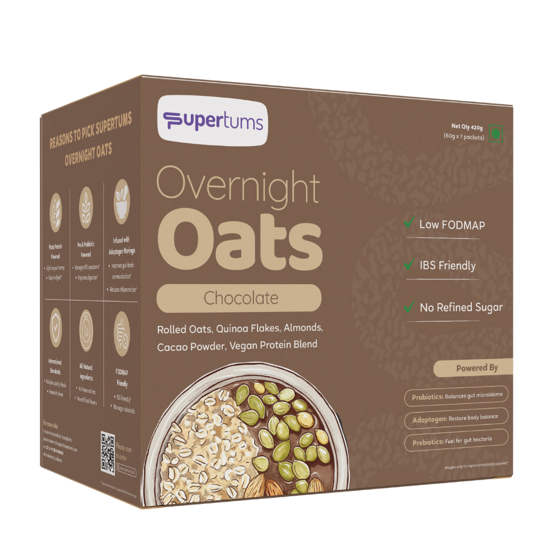 Overnight Oats - Chocolate | Power of Prebiotics and Moringa